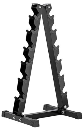 Hantelständer, 4/6-stufiger Hantelständer, Hanteln, Krafttraining, Platzsparend, Robuster Gewichts-Organizer For Krafttraining Zu Hause, Fitnessstudio, Krafttraining (nur Ständer)(106x43x50cm-6 Tier)