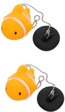 SHINEOFI 2 Pezzi Bagno con Catena Sgocciolante per Design Adorabile e Pratico per Prevenire Intasamenti Facile da Rimuovere per Cucina e Bagno