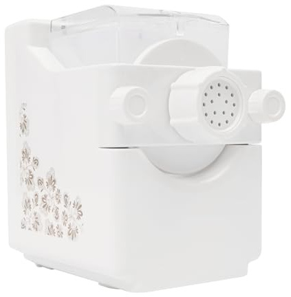 POTYYH Machine à pâtes électrique 180 W - Machine à pâtes automatique avec 9 disques de moulage - Capacité de 500 g - Machine à pâtes professionnelle pour spaghetti, fettuccine et stylos