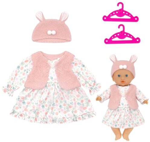 ARONRAVE Puppenkleidung 35-43 Baby Puppen Kleidung Baby Puppen Puppenkleidung Puppe Weihnachten Kleidung Puppenklei-Dung Zubehör Geschenke für Mädchen 5pcs