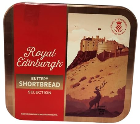 Traditional Scottish Buttery Shortbread Selection – Premium Assorted Biscuits in Gift Tin, Perfect for Sharing, Gifting, and Festive Celebrations