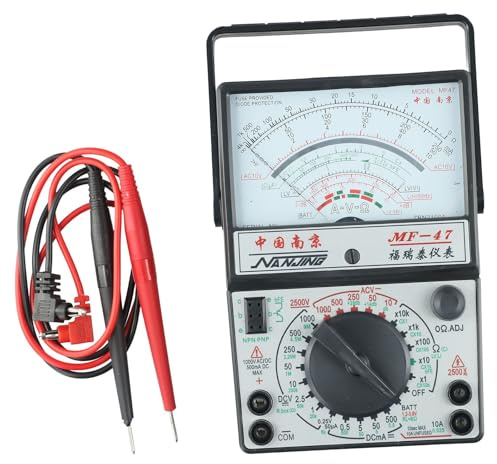 NEIQIUWING - 47 multimetro analogico voltmetro amperometro ohmmetro tester batteria