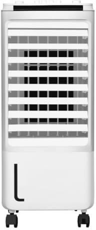 Climatiseur Mobile | Rafraîchisseur d'Air Évaporatif 80 W | Refroidisseur d'Air avec Réservoir d'Eau | 3 Vitesses | Oscillation Automatique | Silencieux | Faible Consommation