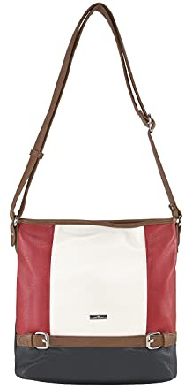 TOM TAILOR Juna Damen Hobo Bag Schultertasche Mittelgroß Blau