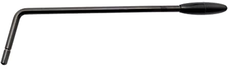 Musiclily Ultra 5mm Edelstahl Push-In Style Tremolo Arm Tremolohebel Whammy Bar für China Wilkinson M-Serie Tremolo Brücke, Schwarz mit Schwarz Kappe