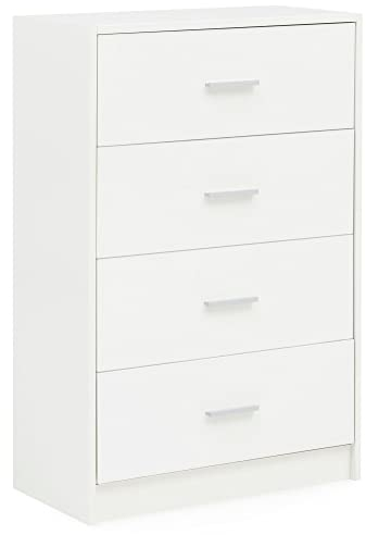 möbelando Design Sideboard WL5.864 Weiß Hochglanz 60x90x30 cm Anrichte Holz Modern | Schmale Schubladenkommode Esszimmer | Kleiner Allzweckschrank Flur | Wäschekommode Schlafzimmer