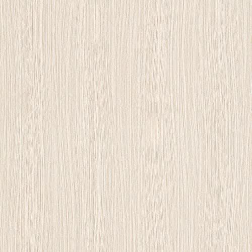 BRICOFLOR Streifen-Tapete | Geschwungene Linien Tapete in Beige | Moderne Vliestapete dezent für Wohnzimmer und Schlafzimmer | Schlichte Vlies Wandtapete mit Vinyl