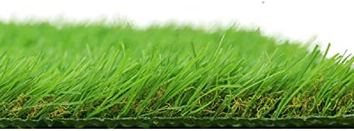 Prato Sintetico Manto Erboso Rotolo Erba Artificiale Realistica Giardino Tappeto Erboso Sintetico Anti UV Atossico Drenante Ideale per Viali Piscina Terrazzo Aree Giochi (2 x 5 m)