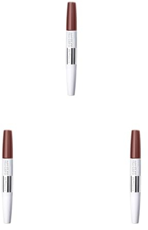 Maybelline New York Lippenstift, Super Stay 24H, Flüssig und langanhaltend, Nr. 640 Nude Pink, 5g (Packung mit 3)