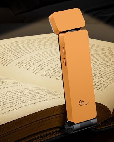 86lux Leselampe,Wiederaufladbare Buchlampe zum Lesen im Bett