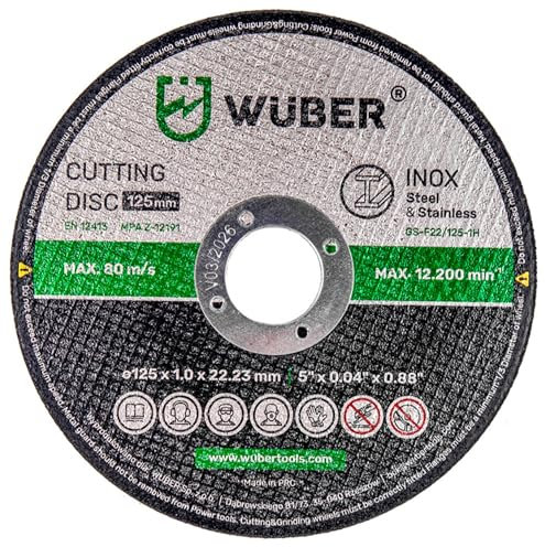 Trennscheiben 125 x 1 mm Metall INOX Edelstahl Stahl Flexscheiben 1-400 Stück (25)