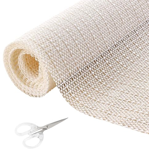 Bohoray 70X200cm Anti Slip Rug Underlay, Multipurpose PVC Cuttable Anti Slip Mat with Scissors, Antislippery Mat Underlay for Home, Office, Car, Rack, Pallet