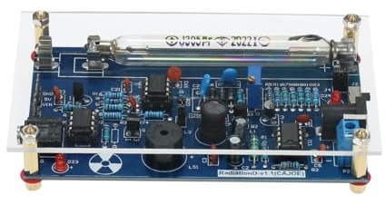 Assembled Radiation Detector System, DIY Miller Tube Tube Nuclear Radiation Detector Geiger Counter Kit Module Experimental Module