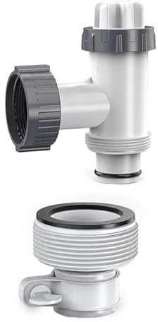 Tubular Swimming Pool Fitting,Piston for Hose Adapters from 3 2 to 3 8 Cm Piston for Non-Ground Tank Filtration Pump Outdoor Pool Filter Pump