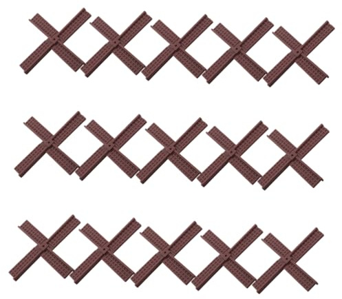 TOBBOMEY 15pcs Garden Windmill Blade Replacement Parts Weather Resistant Plastic Fan Blades for Outdoor Decor Miniature Windmill Vane Accessories Engaging Pinwheels for Lawn