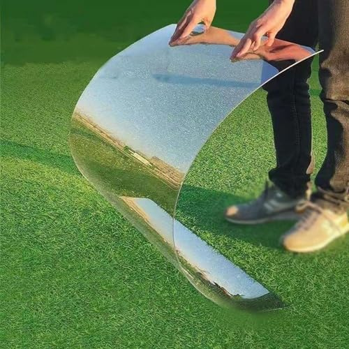 1 Stück transparente Polycarbonat-Dachplatten – wetterbeständige und schlagfeste Platten for Gewächshäuser, Vordächer und mehr(5.1 x 6.6ft)