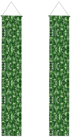 Monstera Deliciosa Bannière Décoration Extérieur Intérieur Vacances Fête Décor
