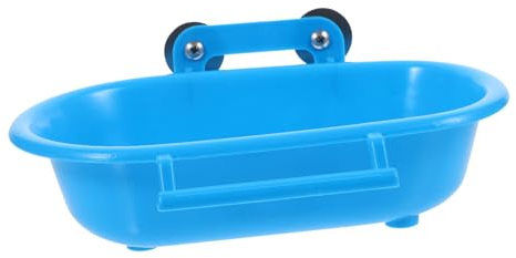 Veemoon Vogelbadewanne Multifunktionale Hängende Badeschale Aus Strapazierfähigem Pp Für Wellensittiche Im Käfig Zur Staub Und Sandreinigung