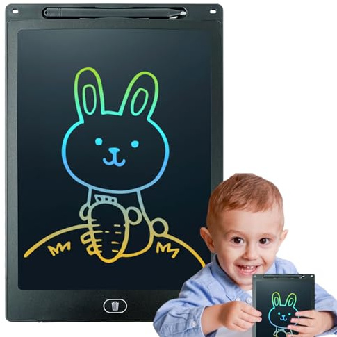 Zeichentisch für Kinder, LCD Zeichenblock, elektrische Schreibtafel zum Schreiben, Zählen, Rechtschreiben, Vorschulspielzeug zum Üben für Wohnzimmer, Kindergarten, Kindergarten,