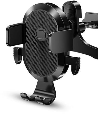 Soporte Movil Coche, 2 en 1 con ventosa y soporte para rejilla de ventilación, Suporte Telemovel Carro en Rotación 360° Porta Movil Coche para Teléfonos de 4-7''