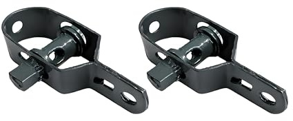 SKIR'CO (2 Stück) Zaun Drahtspanner 92mm Gartendraht Schloss Zaunspanner Metallspanner Anthrazit Grau RAL 7016 Farbe