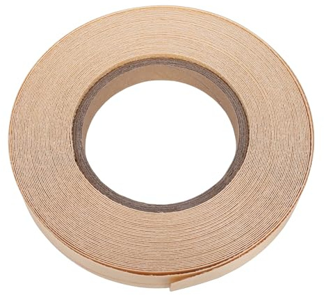 Mumusuki Cinta de Cantos de Chapa de Madera de Abedul, Preencolada con Adhesivo Termofusible, 1,9 Cm X 15 m. Cinta Flexible para Muebles, Armarios, Contrachapado y MDF.