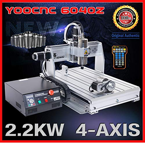Puerto USB 6040 2.2KW cnc router CNC máquina de grabado fresado y perforación máquina de tallado + interruptor de límite