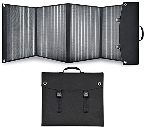 GQYYS Foldable Solar Panel 200W, Portable Solar Panel kit for Portable Power Station, Solar Generator, Outdoor Foldable Solar Charger for Camping, Laptops, Motorhome, Caravan