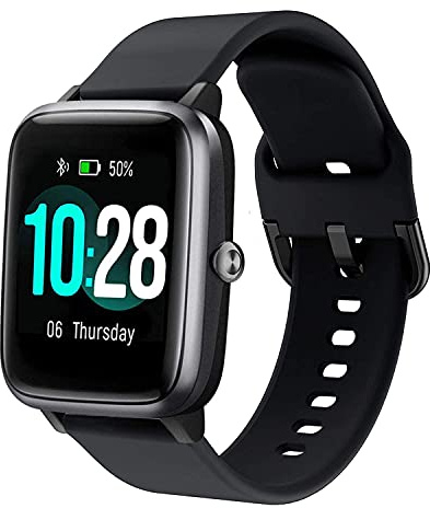 SUGARJAR Strap For ID205L,19mm Silicone Band for Veryfitpro,LETSCOM,Yamay fitness,Letsfit,LIFEBEE,GRV,Willful,Popglory,Blackview,TEMINICE,ID205S ID205G ID215G ID216 SW020 SW023 WF021 WF025 Uwatch3