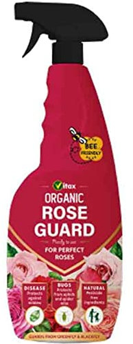 Vitax Organic Rose Guard Ready to Use Spray, Protection from Aphids, Powdery Mildew and other Leaf Diseases, 750ML