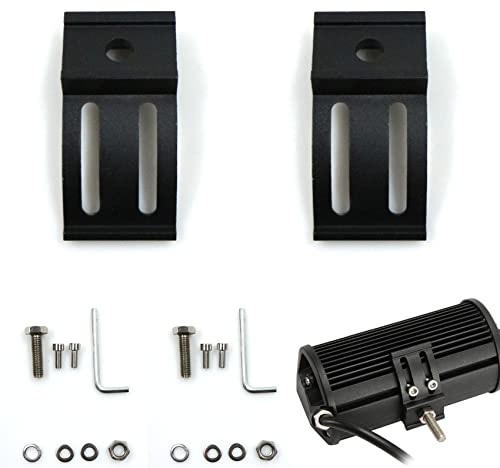 Arbeitsleuchten Halterung Universal Scheinwerferhalterung Light Bar Lichtleisten-Halterung Arbeitslicht Dach Traktoren Auto Lkw Motorrad Boot Pkw-Dachhalterung 32 * 65mm 2 StüCk