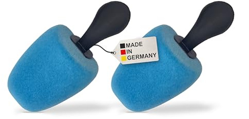 DELFA Samty Schuhspanner für Karrée Schuhe (eckige Form) - Schaumstoff Schuhformer Schuhstrecker - 1 Paar für Damen Größe 37-41