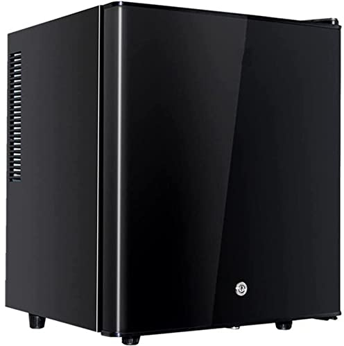 Mini Refrigerador De 30 L Para Debajo Del Mostrador, Refrigerador Independiente Con Despensa, Refrigerador De Mesa Con Función De Refrigeración Y Calor, Luz LED + Cerradura Y Llave Para Dormitorios