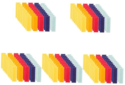 Lurrose 250pcs Adhesive Strips Shoes Tapes Hook and Loop Adhesive Tapes Sticky Strips for Shoes Home Use Nylon Material Self-Adhesive Fastener Random Color