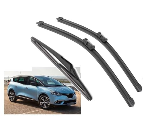 Car Front Rear Wiper Blades Windshield Windscreen Window Cutter Accessories For Renault For GRand Scenic 4 2016-2018 Windshield Wiper