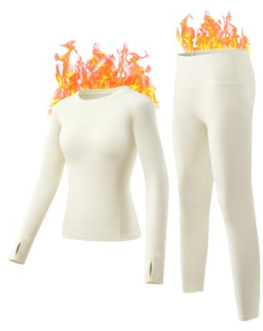 gagli Thermounterwäsche Set Damen - Ultraweich mit Innenfleece & Warm | Atmungsaktiv, Ideal für Winter, Alltag und Outdoor, Leicht 220 g/m² oder Extra Warm 280 g/m² (S-XXL)