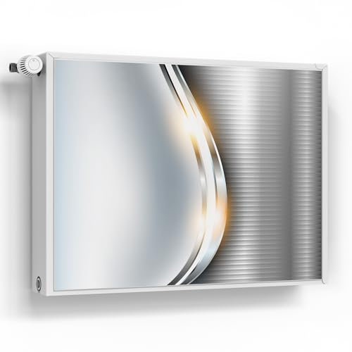 DEQORI Magnetfolie für Heizung 80x60 cm | Motiv Elegantes Vektordesign | dekorative Magnetmatte Heizkörper Schutz Verkleidung | Magnet Deko-Folie selbstklebend, magnetisch & wasserabweisend