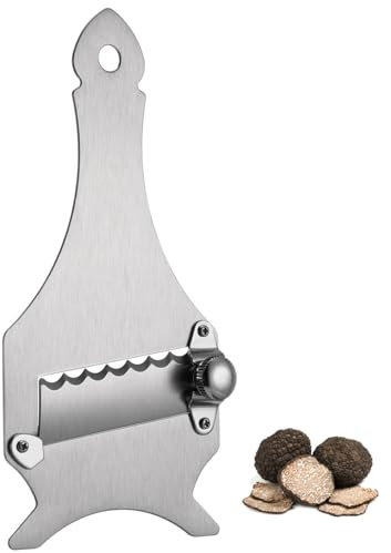 Amosfun Éplucheur à Truffes en Acier Inoxydable, Outil D'épluchage Multifonction, Robuste Et Antirouille, pour Chefs Cuisine Domestique, Accessoire Pratique Cuisine Quotidienne