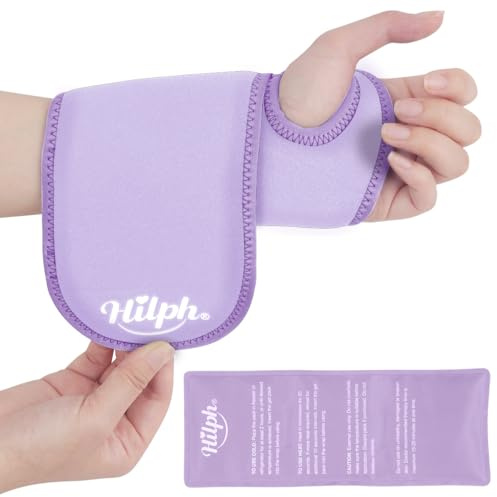 Hilph Kühlmanschette Handgelenk Kühlbandage Kühlpads, Wiederverwendbar