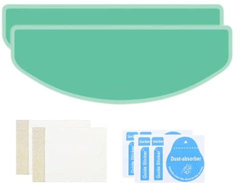 Pellicola anti-appannamento per casco moto, universale, 2 Pezzi Pellicola Antiappannamento, Visiera Casco Moto Inserto Lente Universale, per visiera parasole, protezione adesiva per casco moto