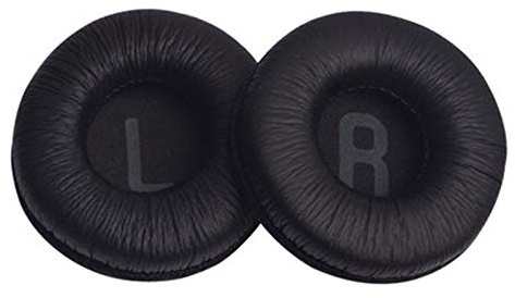Ersatz Ohrpolster Kompatibel mit JBL Tune 510 BT – Bluetooth On-Ear Kopfhörer Ohrenschützer Atmungsaktives Mesh+Memory Schwamm Kopfhörer Proteinhaut Abdeckung (1:1,LR Schwarz)