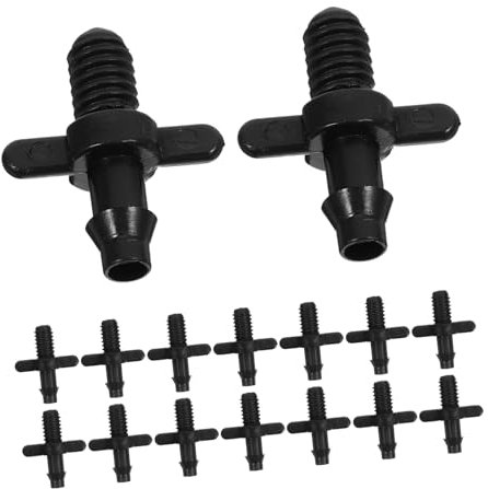 ifundom 100 Piezas Kit De Reparación De Manguera De Goteo Anillo De Junta De Manguera De Agua Válvula De Manguera Lavadora De Manguera De Jardín Enchufe del De Riego Black Páginas