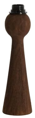 Light & Living Lampenfüß Festina - Dunkelbraun - Ø9x33cm | Rund - Modern - Holz - Tischlampenfuß - Lampe Wohnzimmer & Schlafzimmer