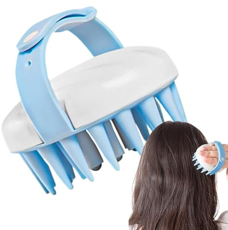 Brosse À Shampoing | Gommage Du Cuir Chevelu Pour Lavage Des Cheveux - Pour Usage à Domicile et en Voyage, Doux et Pratique