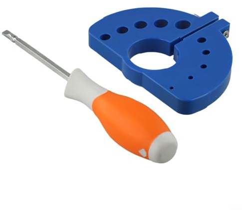 Yuanpgky Portable Drill Bit Sharpener for Angle Grinder with Multi-Specification Compatibility, ABS Construction and User-Friendly Design for High-Speed Steel and(B)
