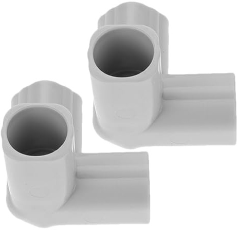 GATHINESS Conectores de 3 Vías para Parque Infantil de PE, Diseño Multifuncional y Desmontable, Accesorios para Cercas de Juego en Exteriores y Habitaciones, Pack de 2 Piezas