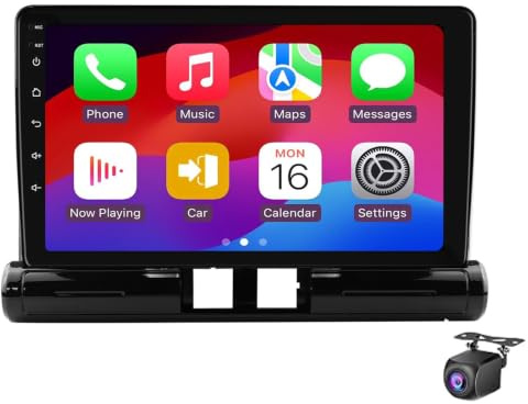 Android 15 Radio Estéreo con GPS navegación para Ci-troen C3 C4 2017-2023, con Pantalla Táctil de 9 Pulgadas CarPlay y Android Auto Inalámbricos Bluetooth WiFi FM Radio y Cámara de (Size:8Core 6+128G)