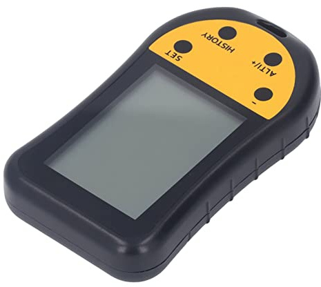 Cryfokt Digitaler Höhenmesser, Multifunktionaler Tragbarer Kompass und Barometer für Outdoor-Aktivitäten, Kompaktes LCD-Display