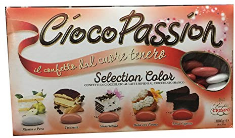CRISPO CONFETTI CIOCOPASSION SELECTION COLOR GUSTI ASSORTITI ROSSI 1 KG
