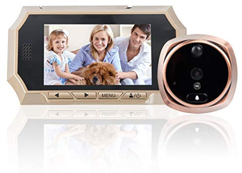 4.3 Pollici Spioncino Digitale Porta Blindata Anteriore Intelligente Elettronica Campanello, Rilevazione Di Movimento, Visione Notturna, 160 Gradi Grandangolare For Sistema Di Sicurezza Domestica
